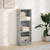 vidaXL Bücherregal Betongrau 40x24x109 cm Holzwerkstoff 857777 Bild 3