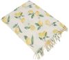 Wohndecke Zitrone Sommer Wohn Decke Sofa Deko Webdecke Fransendecke mediterran, Home-trends24. de Bild 3