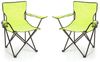 BigDean Campingstuhl 2x Faltstuhl Campingstuhl Anglerstuhl Getränkehalter Klappstuhl (Set, 2 St), Flexibel, Praktisch, Robust, Leicht, Tragbar Bild 4