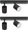 ZMH Deckenstrahler 2 Flammig Deckenleuchte 30CM Modern-Design GU10 Industrial drehbar, 330°Schwenkbar, ohne Leuchtmittel, Schlafzimmer Küche Bild 2
