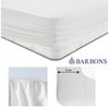 BARBONS Spannbettlaken Jersey 2er Bettlaken, 145 g/m² Spannbetttuch, bis zu 25cm Höhe, Topper, 100% Baumwolle, Gummizug: rundum, (2 Stück), Rundgummi, Atmungsaktiv Bild 4