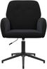 vidaXL Drehstuhl 54 x 55 x 90 cm Schwarz Samt (V) 42034349 Bild 3