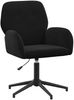 vidaXL Drehstuhl 54 x 55 x 90 cm Schwarz Samt (V) 42034349 Bild 2