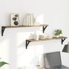 vidaXL Wandregale 2 pcs Artisan-Eiche 80 x 15 x 15,5 cm Holzwerkstoff 882854 Bild 4