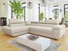 Ecksofa Torezio Premium mit Einstellbare Kopfstützen, Bettkasten und Schlaffunktion (Farbe: Venus Velvet 2927, Seite: Links) Bild 2