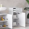 Vicco 'Freddy' Midischrank, Spanplatte, Hochglanz, 36,4 x 79 x 31 cm, Weiß Bild 5