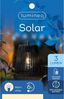 Lumineo LED Solarleuchte, Dauerlicht, warmweiß, Solar LED Pendelleuchte Outdoor 17,5cm Rattan-Optik Schwarz / Warmweiß Bild 3
