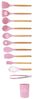 Küchenhelfer Küchenutensilien Set mit Ständer 12-tlg. pink RUNGASSI UT14 Bild 3