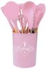 Küchenhelfer Küchenutensilien Set mit Ständer 12-tlg. pink RUNGASSI UT14 Bild 5