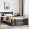 vidaXL Ottoman-Bett mit Matratze Grau 120x200 cm Kunstleder 3311301 Bild 3