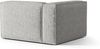 Micadoni Eckmodul Groß Nuria 1-Sitzer Links Boucle Silber Bild 2