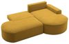 Ecksofa Schlafsofa Sofa GIRONA Stoff Salvador Honiggelb Ottomane Rechts Bild 4