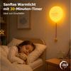 ANYSUN LED Nachtlicht Kinder Silikon Ballon Nachtlampe mit Zugschalter und 1200 mAh Akku, LED fest integriert, Warmweiß, dimmbar, selbstklebend für Kinderzimmer Bild 2