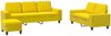 vidaXL 3-tlg. Sofagarnitur Hellgelb Stoff 3201911 Bild 2