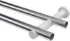 Gardinenstangen-Set Platon Tanara 100 cm, 2-läufig (ohne Ringe), 20 mm Ø Chrom Bild 3