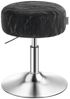 VASAGLE Barhocker Schminktischr Drehhocker (2 St), Schminkstuhl, Sitzhocker 360° drehbar, PU, dicke Polsterung Bild 2