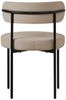 ML-DESIGN Polsterstuhl Esszimmerstühle Gruppe Küchenstuhl aus Teddystoff mit Metallbeinen (6 St), Clubstuhl 6er Set Wohnzimmerstuhl Braun moderne Design Lounge Stuhl Bild 3