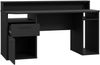Gamingtisch >TEZAUR< LED-Wechselbeleuchtung, Schub,Tür, schwarz - 160x91x72cm (B/H/T) Bild 3