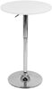 CLP Stehtisch Lamoni 60 cm stufenlos höhenverstellbar 360° drehbar,weiß rund Bild 4