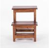 DESIGN DELIGHTS Hocker Trittleiter "STEP", 47x37 cm, vintage Holz, Tritthocker aus Altholz Bild 3