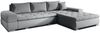 AX LIVING Couch Sofa L Form Sivaso Grau 310 cm mit Schlaffunktion Bild 2