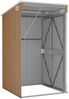 vidaXL Anbauschuppen Braun 118x100x178 cm Verzinkter Stahl 316220 Bild 5