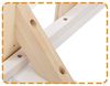 Merax Holzbett Doppelbett 140x200 aus Kiefernholz & MDF mit Lattenrost & Kopfteil für Schlafzimmer Weiß Bild 5