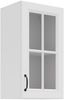 Glashängeschrank 40 cm Stilo Weiß Küchenzeile Küchenblock Landhaus Einbauküche Bild 5