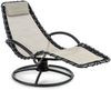 blumfeldt The Chiller - Schwingliege , Gartenliege , Liegestuhl , 77 x 85 x 173 cm , Pflegeleichte und wetterbeständig , 360° Comfort-Schwingbewegung , ComfortMesh , stabiles Stahlrohr , schwarz Bild 2