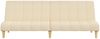 vidaXL Schlafsofa 2-Sitzer Creme Stoff 375829 Bild 5