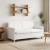 vidaXL Schlafsofa Ausziehbar Weiß Stoff 42033349 Bild 3
