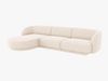 Micadoni Ecksofa Miley 4-Sitzer Links Chenille Eden Elfenbein Bild 2