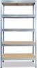 shelfplaza PRO 180x60x30 cm Schwerlastregal in grau-verzinkt mit 5 Böden und 200 kg Traglast pro Boden Bild 5