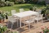 KAWOLA Gartenmöbel Set MIAVA 7-tlg. Aluminium cremefarben x x cm Bild 1