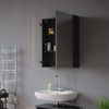 Badspiegelschrank Irma Anthrazit/Goldkraft Eiche 60 x 75 cm Vicco Bild 5