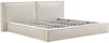 Vente-unique - TAVESO Bett Stoff Beige - B 233 cm x H 92 cm x L 234 cm Bild 3
