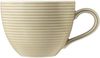 Seltmann Weiden Beat Sandbeige Kaffeeobertasse mit Relief, Kaffeetasse, Kaffee Tasse, Teetasse, Porzellan, Beige, 260 ml, 001. 753834 Bild 2