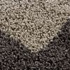 Hochflor Teppich Lux rund - 120 cm Durchmesser - Taupe Bild 3