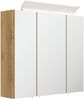 Badmöbelset Taifun 70cm 2tlg mit Spiegelschrank eiche gold : Eiche Gold Bild 5