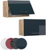 Hängeschrank Fame-Line Dunkelblau Hochglanz 60 cm Flach Vicco Bild 5