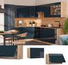 Hängeschrank Fame-Line Dunkelblau Hochglanz 60 cm Flach Vicco Bild 2