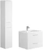 Vente-unique - KAYLA Bathroom furniture set Holz, Platte Weiß - B 45 cm x H 47 cm x L 60 cm Bild 3