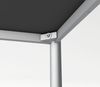 Kerkmann Schreibtisch Prime 160x80x75 cm m. Anbautisch 100x60 cm 4 Bein-Gestell alusilber lichtgrau Bild 4