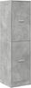 vidaXL Apothekerschrank Betongrau 40x41x144,5 cm Holzwerkstoff 3309639 Bild 4