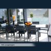HOME DELUXE Garten-Sitzgruppe ausziehbar SOL MADERA - 180/240 x 90 cm 10 Stühle Bild 5