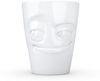 FIFTYEIGHT Henkelbecher 350ml - Verschmitzt weiß Bild 1