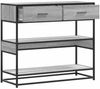 vidaXL Konsolentisch Grau Sonoma 90x35x80 cm Holzwerkstoff 849182 Bild 5