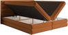 Selsey 'Alegre' Boxspringbett mit Bettkasten, kupferbraun, 180x200 cm Bild 4