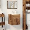 vidaXL Waschbeckenschrank Altholz-Optik 41x38,5x46 Holzwerkstoff 856205 Bild 3