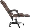 vidaXL Bürostuhl mit Massagefunktion Braun Kunstleder, Drehbar [349668] Bild 4